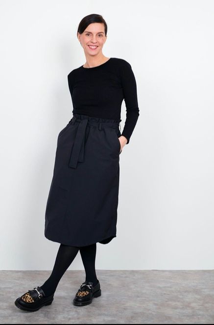The Assembly Line A-LINE MIDI SKIRT PATTERN XS - L