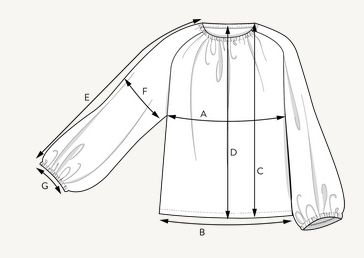 The Assembly Line BILLOW BLOUSE PATTERN XS - L