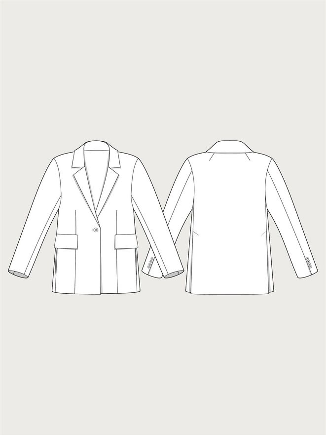The Assembly Line BLAZER PATTERN XS - L