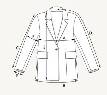 The Assembly Line BLAZER PATTERN XS - L