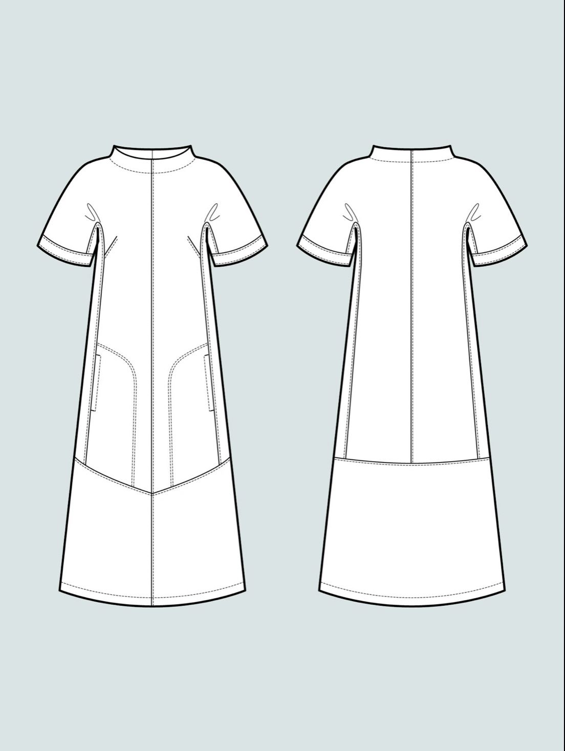 The Assembly Line CAP SLEEVE DRESS PATTERN