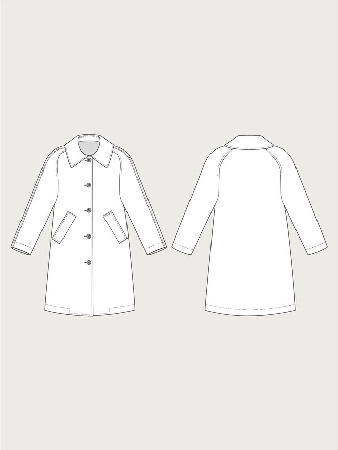 The Assembly Line CAR COAT PATTERN XS - L