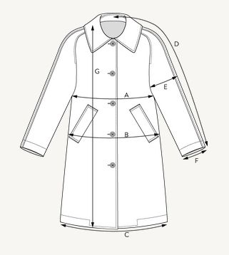 The Assembly Line CAR COAT PATTERN XS - L