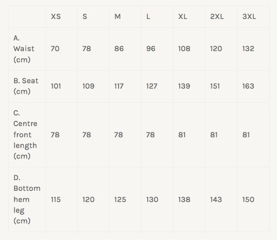 The Assembly Line CULOTTES PATTERN XS - L