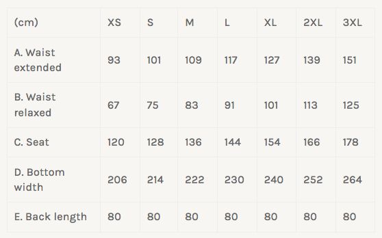 The Assembly Line ELASTIC WAIST SKIRT MAXI PATTERN XS - L