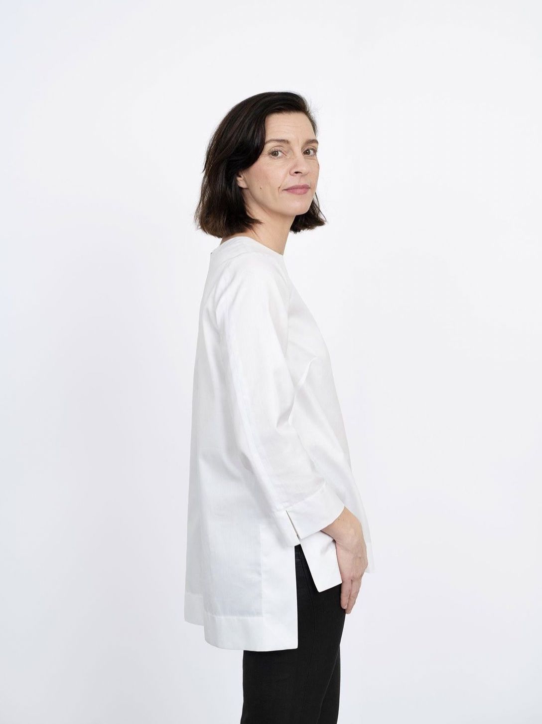 The Assembly Line LONG SLEEVE TUNIC PATTERN XS - L