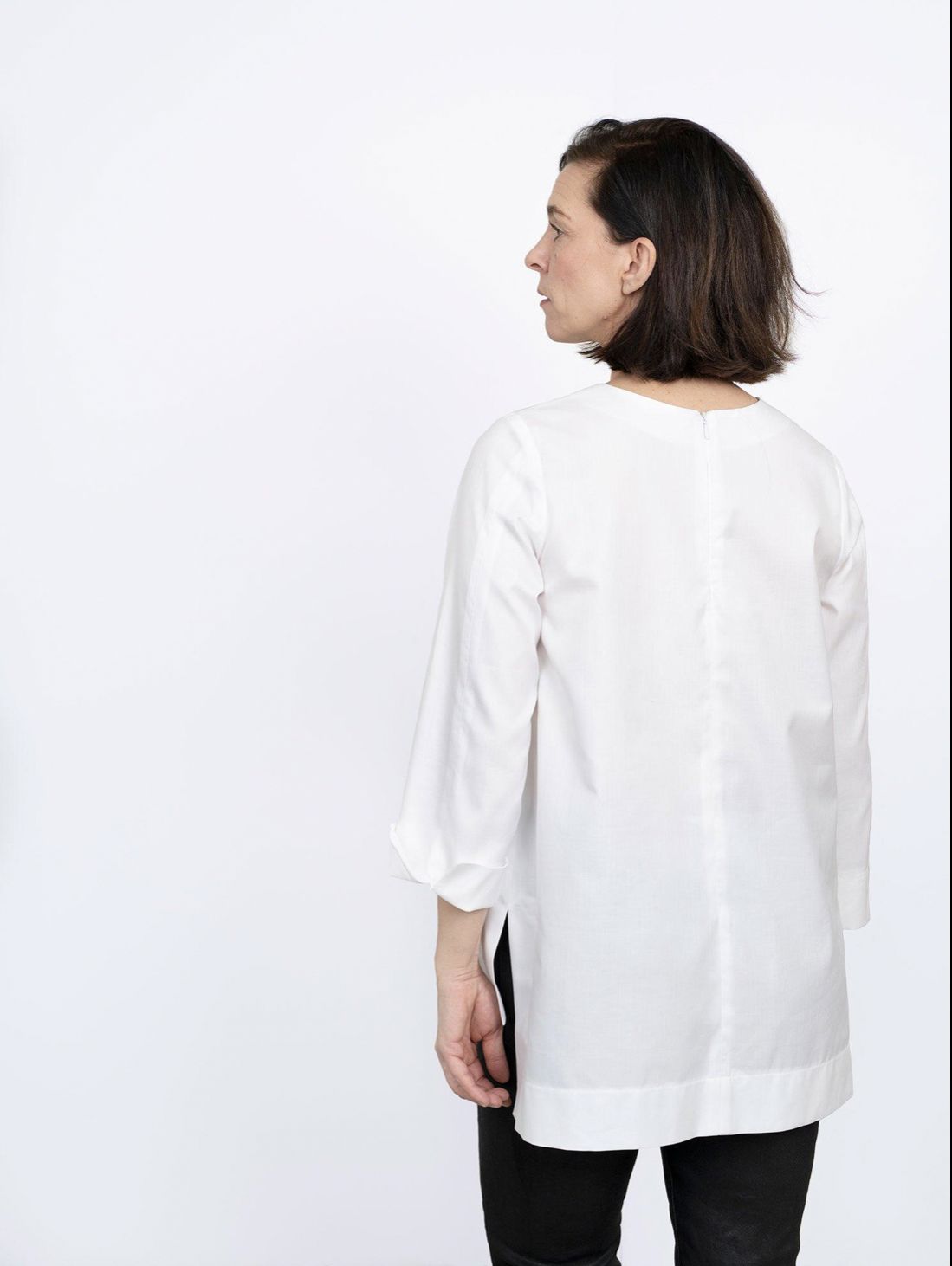 The Assembly Line LONG SLEEVE TUNIC PATTERN XS - L