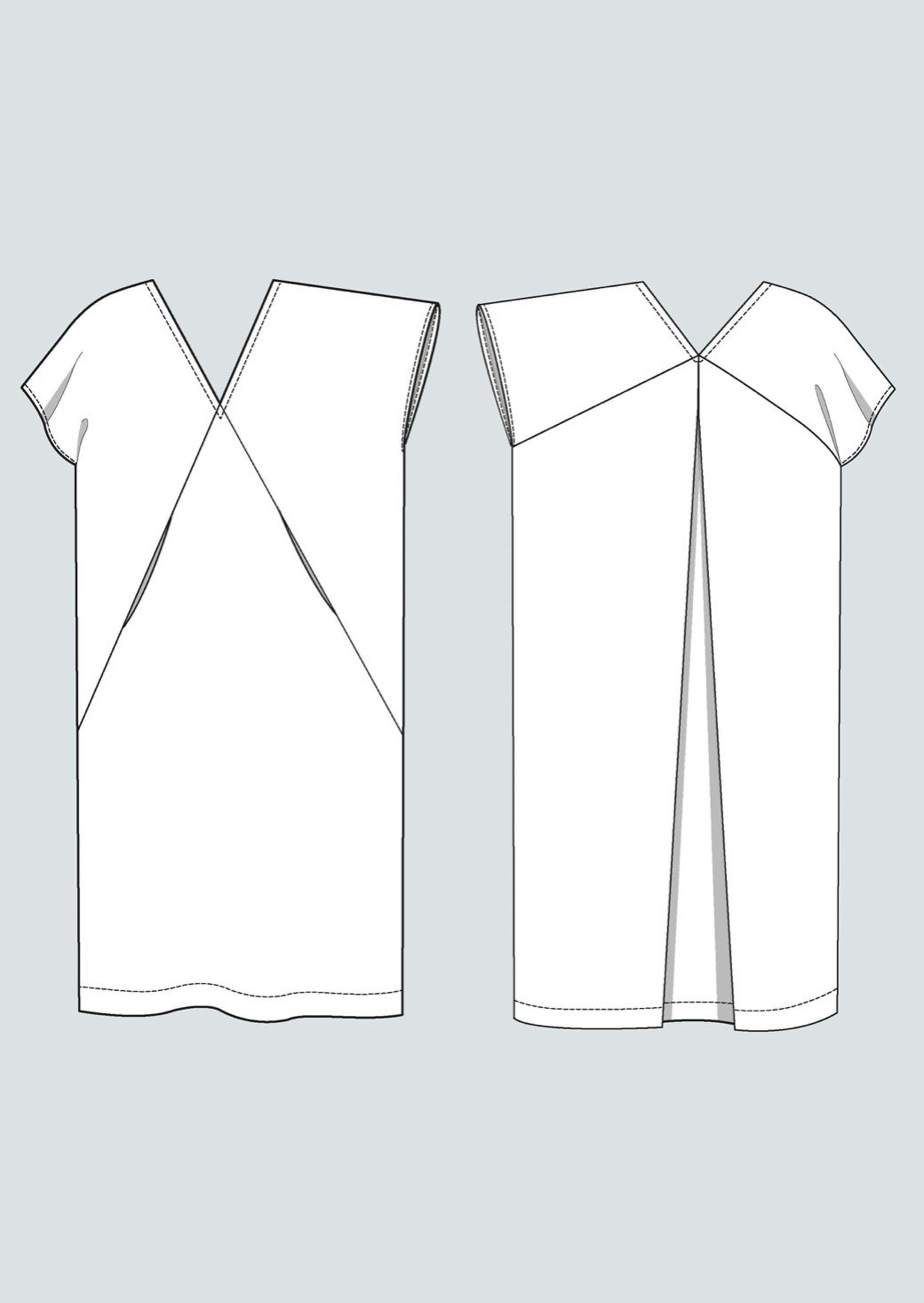 The Assembly Line MINIMALIST KAFTAN DRESS PATTERN