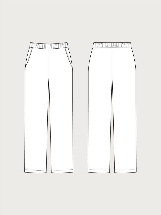 The Assembly Line PULL ON TROUSER PATTERN XS-3XL