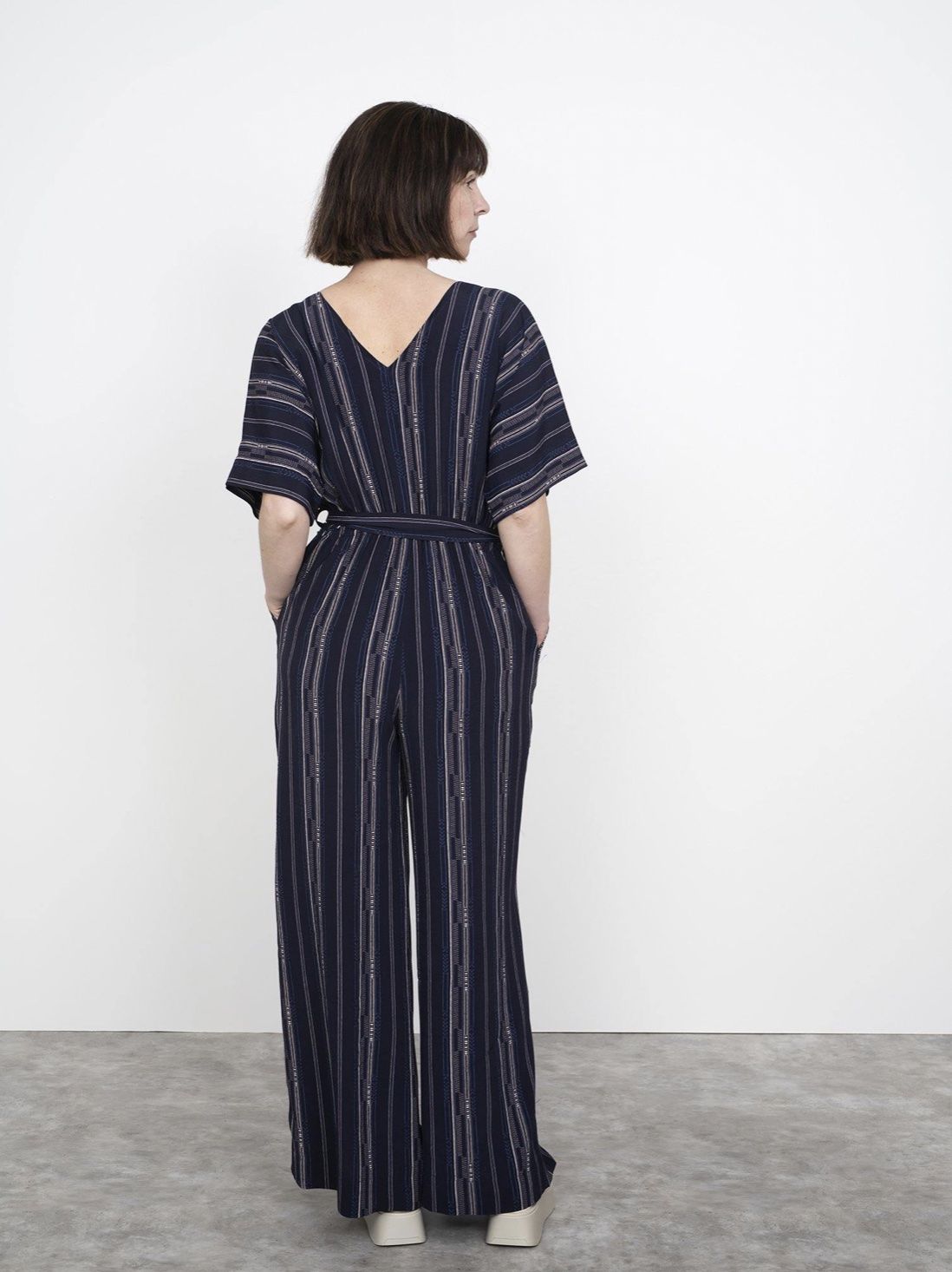 The Assembly Line WIDE-LEG JUMPSUIT PATTERN XL-3XL