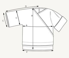 The Assembly Line WRAP TOP PATTERN XS-3XL