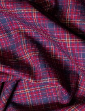 Brushed Cotton Tartan Fabric - Ambrose