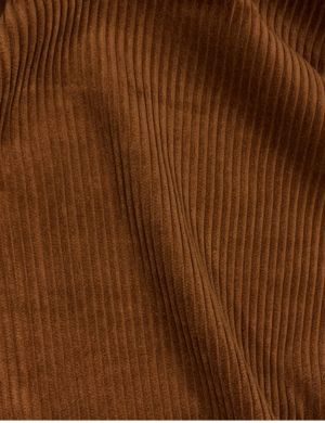 Cotton Corduroy Fabric - 4.5 Wale - Tobacco