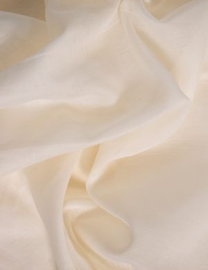 Cotton Muslin Fabric - Ivory