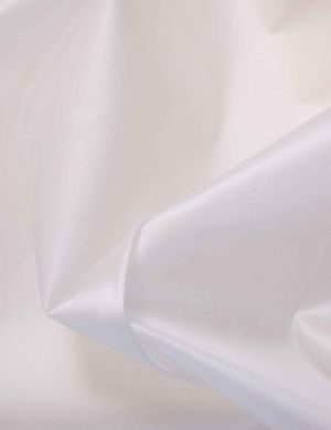 Imperial Silk Satin Organza Fabric - Silk White