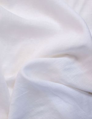 Irish Linen Fabric - Light Weight - White - Relaxed
