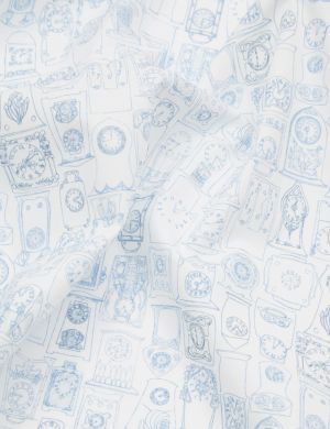 Liberty of London AW25 Poplin Cotton Fabric - Tick Tock