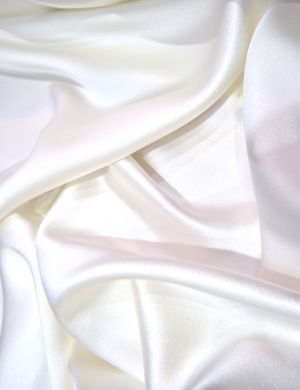 Wedding Dress Silk Fabric - Majestic Satin Treble Weight - Ivory