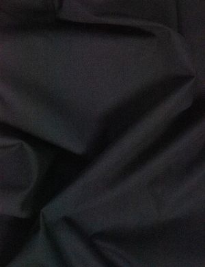 Plain Cotton Poplin Fabric - Black