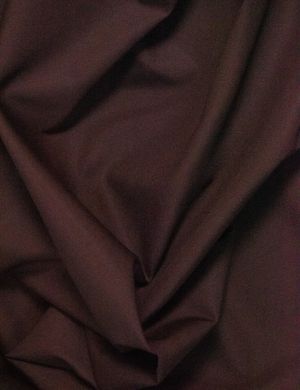 Plain Cotton Poplin Fabric - Brown