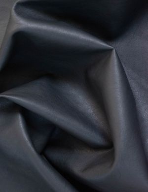 Soft Vegan Leather Fabric - Black