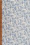 Cotton Lawn Fabric - Dotted Swiss - Paisley Floral Blue