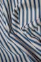 Cotton Ticking Fabric - Blue