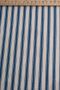 Cotton Ticking Fabric - Blue