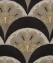 Deco Scallop Multi Jacquard in Pewter Dark