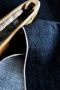 Japanese Red Selvedge Cotton Denim Fabric - Washed - Indigo - 12oz