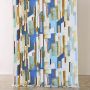 Japanese Kokka Brushed Twill Fabric - Abstract Blue