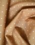 Japanese Kokka Cotton Lawn Fabric - Dot Biscuit