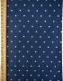 Japanese Kokka Cotton Lawn Fabric - Dot Navy