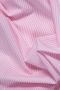 Striped Cotton Chambray Fabric - Pink and White