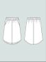 The Assembly Line A-LINE MIDI SKIRT PATTERN XS - L