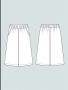 The Assembly Line A-LINE MIDI SKIRT PATTERN XS - L
