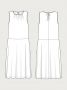 The Assembly Line DROP WAIST DRESS PATTERN XS - L
