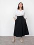 The Assembly Line ELASTIC WAIST MAXI SKIRT PATTERN XS-3XL