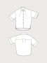 The Assembly Line FRONT PLEAT SHIRT PATTERN XS - L