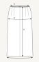 The Assembly Line PENCIL SKIRT PATTERN XS - L
