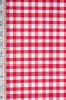 Yarn Dyed Cotton Fabric - Gingham - Red