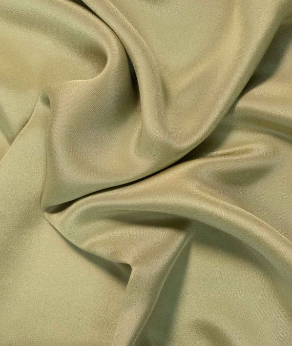 Double Crepe Silk Fabric - Moss