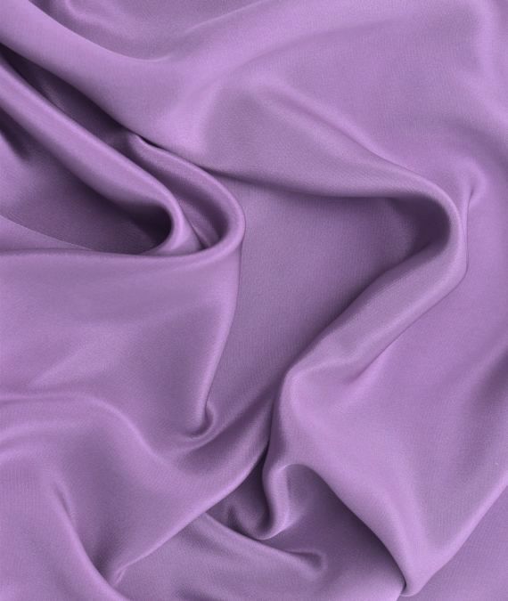 Double Crepe Silk Fabric - Dusty Lilac