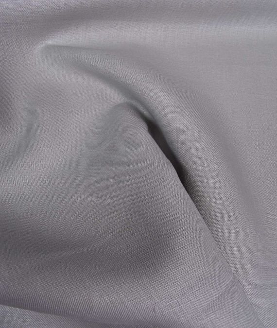 Irish Linen Fabric - Mid Weight - Pure Grey