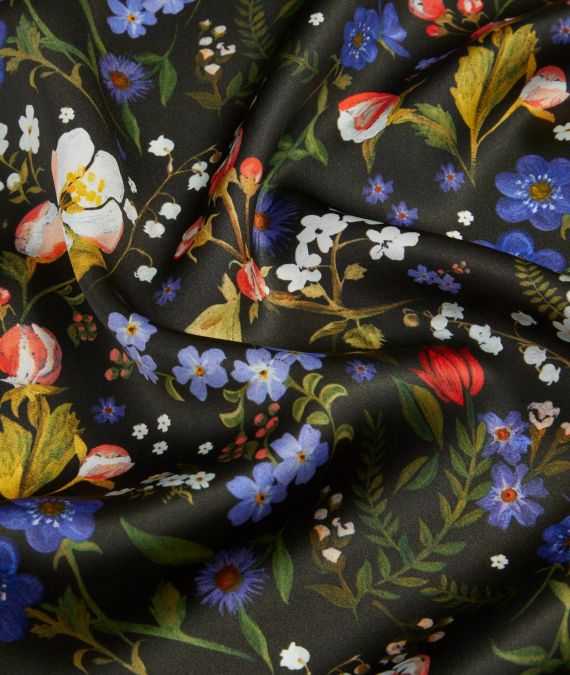 Liberty of London - Silk Crepe De Chine Fabric - Classic - Heidi