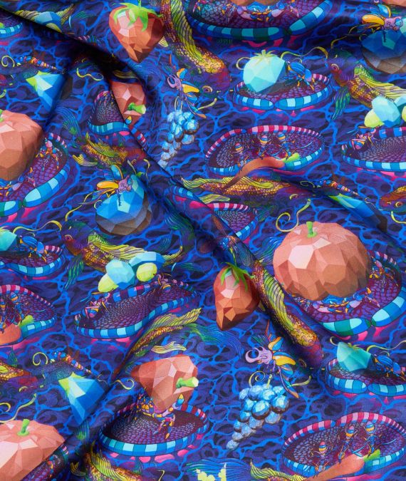 Liberty of London - Silk Satin Fabric - SS23 - Wilde World