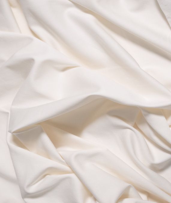 CLOTH Dublin Organic Cotton Jersey Fabric Ivory CLOTH Dublin