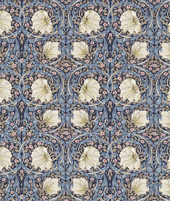 Pimpernel Indigo Hemp 226712