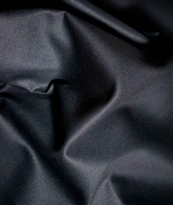 Pure Cotton Drill Fabric - Black