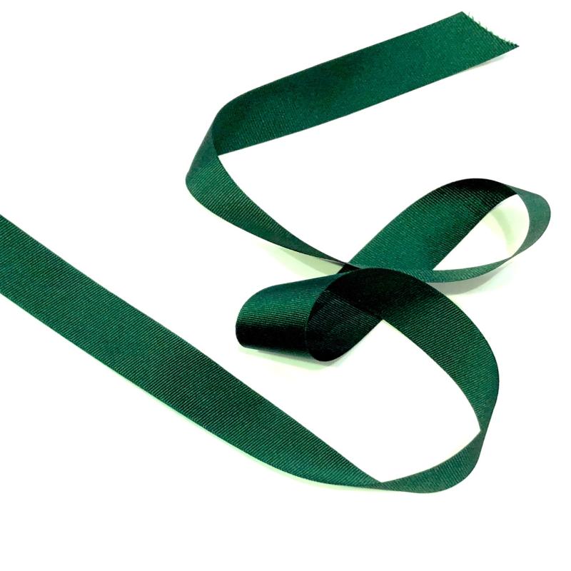 Grosgrain Ribbon Green 25mm
